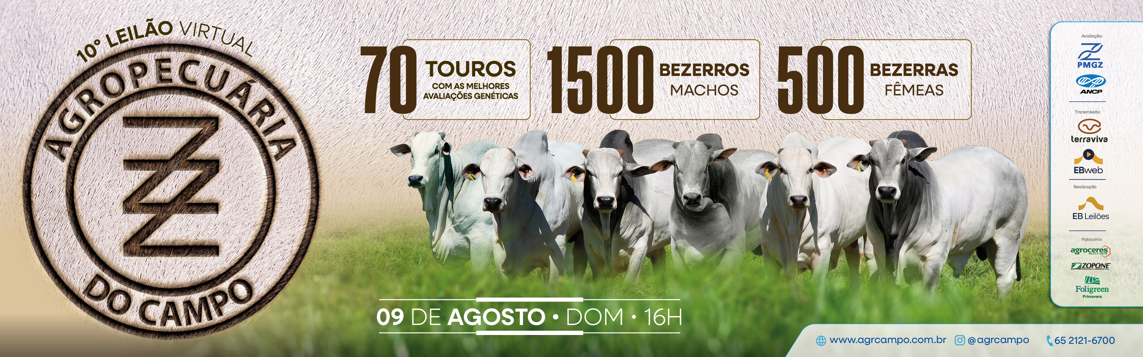 10º Leilão Agropecuária do Campo!